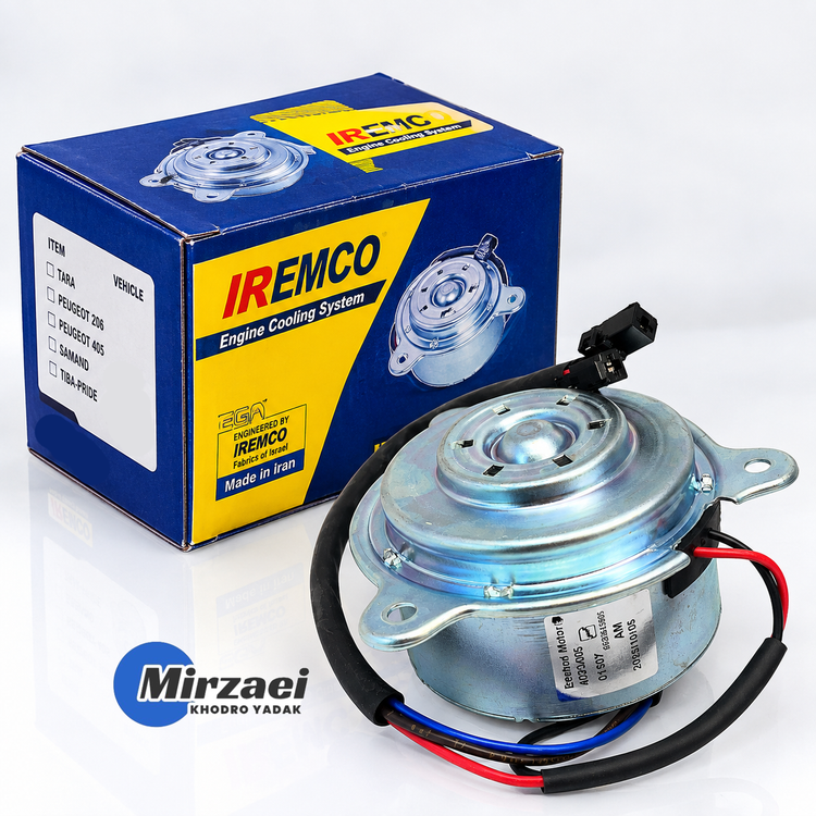 موتور فن پراید 2 دور IR Emco